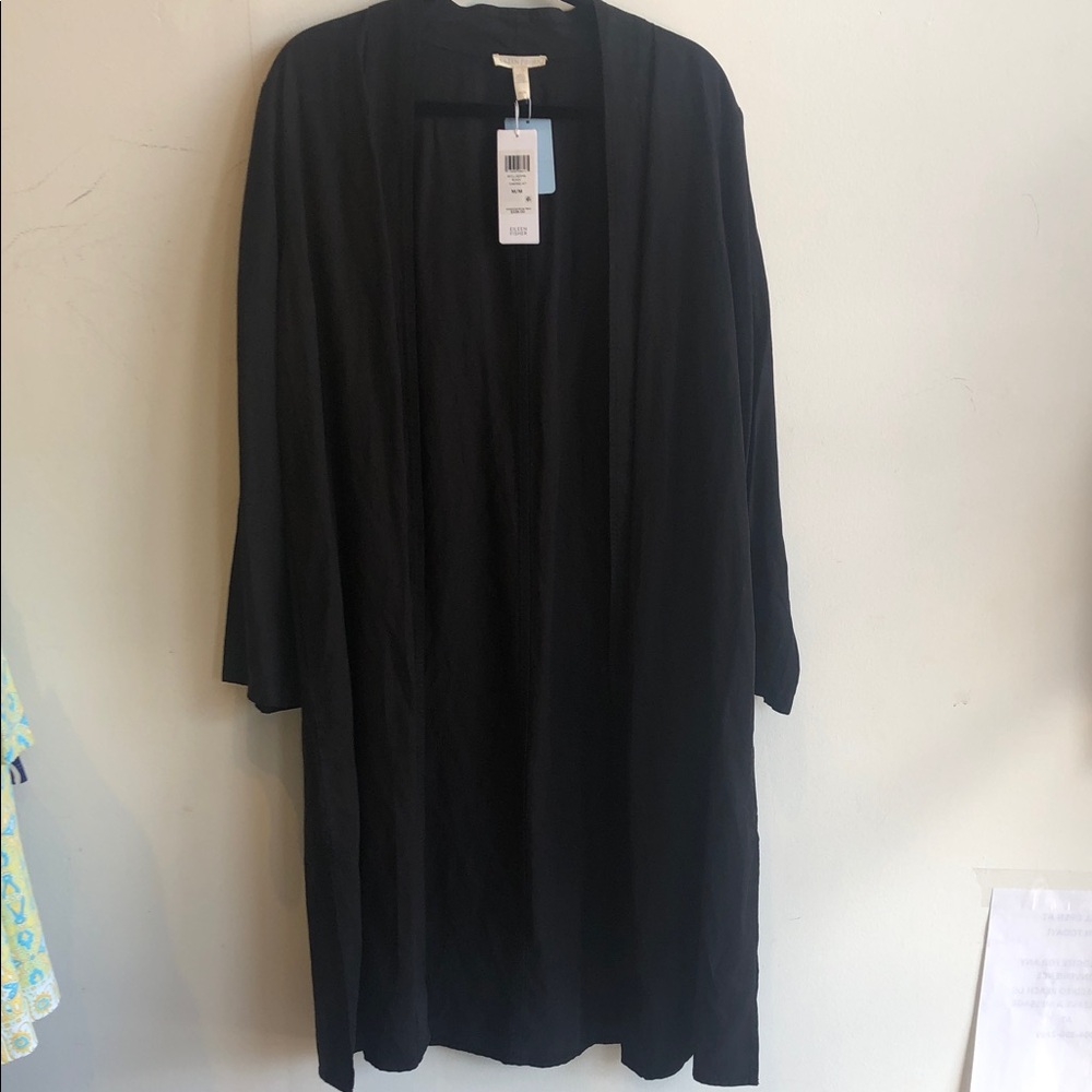 Eileen Fisher Black Duster  NWT